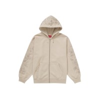 Supreme AOI Zip Up Hooded Sweatshirt Natural