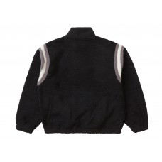 Supreme Arc Half Zip Fleece Pullover Black