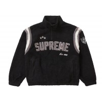 Supreme Arc Half Zip Fleece Pullover Black