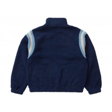 Supreme Arc Half Zip Fleece Pullover Navy