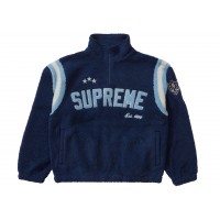Supreme Arc Half Zip Fleece Pullover Navy