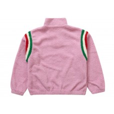 Supreme Arc Half Zip Fleece Pullover Pink