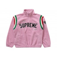 Supreme Arc Half Zip Fleece Pullover Pink