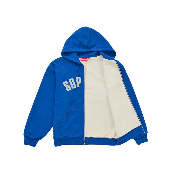 Худи Supreme Arc Thermal Lined Zip Up Hooded Sweatshirt (FW26) Royal Худи Supreme Arc Thermal Lined Zip Up Hooded Sweatshirt (FW26) Royal