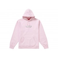Supreme Bandana Box Logo Hooded Sweatshirt Pink