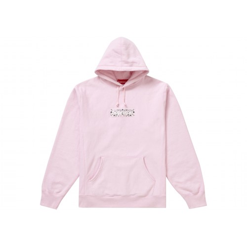 Оригинальный шмот Supreme Bandana Box Logo Hooded Sweatshirt Pink