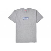 Supreme Bandana Box Logo Tee Heather Grey