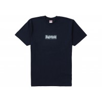 Supreme Bandana Box Logo Tee Navy