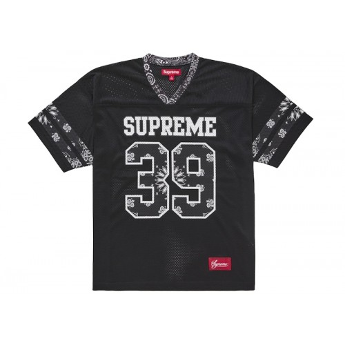 Supreme Bandana Football Jersey Black