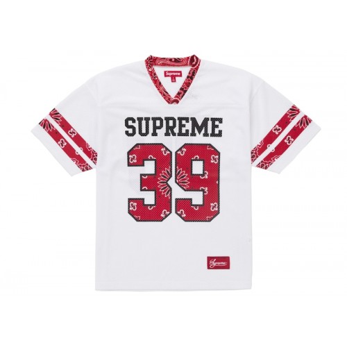 Supreme Bandana Football Jersey White