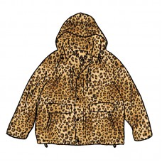 Supreme Barbour Lightweight Waxed Cotton Field Jacket Leopard