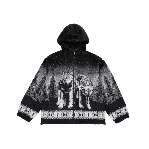 Supreme b.b. Simon Reversible Hooded Fleece Jacket Black