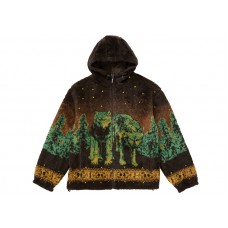Supreme b.b. Simon Reversible Hooded Fleece Jacket Brown
