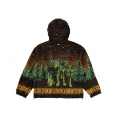 Supreme b.b. Simon Reversible Hooded Fleece Jacket Brown