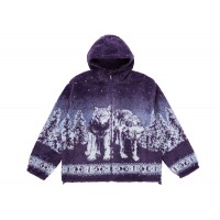 Supreme b.b. Simon Reversible Hooded Fleece Jacket Purple