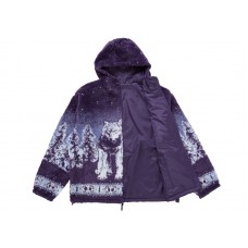 Supreme b.b. Simon Reversible Hooded Fleece Jacket Purple