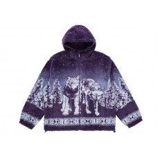 Supreme b.b. Simon Reversible Hooded Fleece Jacket Purple