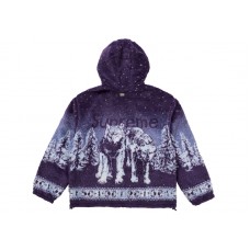 Supreme b.b. Simon Reversible Hooded Fleece Jacket Purple