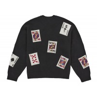 Supreme Beaded Cards Sweater Black