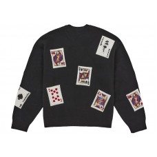 Supreme Beaded Cards Sweater Black