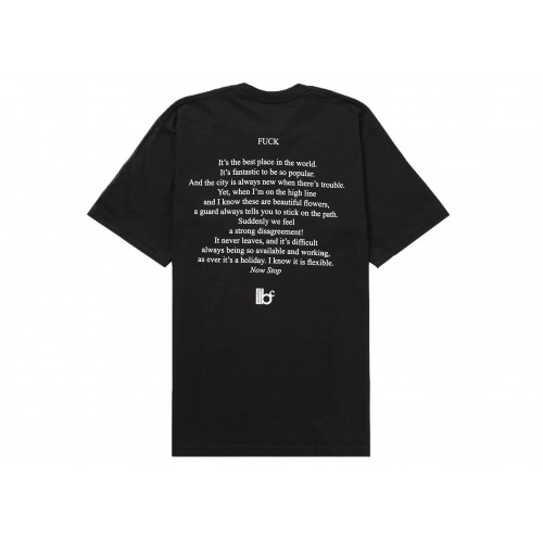 Оригинальный шмот Supreme Bernadette Corporation Fuck Tee Black - 70см