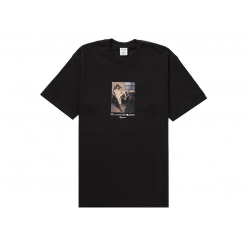 Оригинальный шмот Supreme Bernadette Corporation Fuck Tee Black - 70см