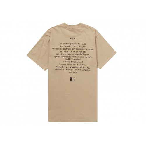 Оригинальный шмот Supreme Bernadette Corporation Fuck Tee Khaki - 70см