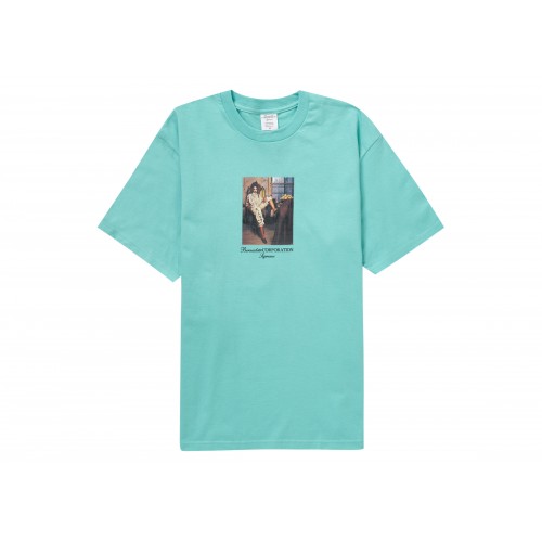 Оригинальный шмот Supreme Bernadette Corporation Fuck Tee Teal - 70см