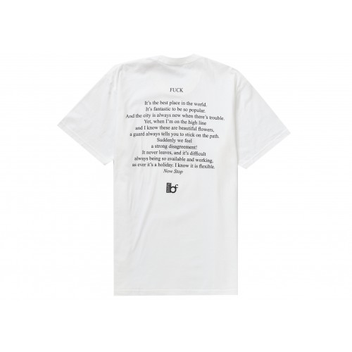 Оригинальный шмот Supreme Bernadette Corporation Fuck Tee White - 70см