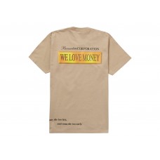 Supreme Bernadette Corporation Money Tee Khaki
