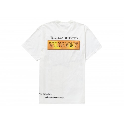 Оригинальный шмот Supreme Bernadette Corporation Money Tee White - 70см