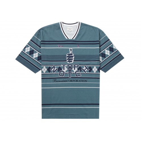 Оригинальный шмот Supreme Bernadette Corporation Pique Soccer Top Blue - 70см