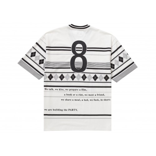 Оригинальный шмот Supreme Bernadette Corporation Pique Soccer Top White - 70см