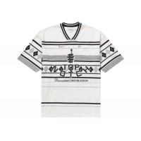 Supreme Bernadette Corporation Pique Soccer Top White