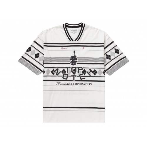 Оригинальный шмот Supreme Bernadette Corporation Pique Soccer Top White - 70см