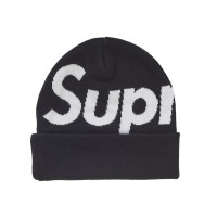 Supreme Big Logo Beanie (FW24) Black