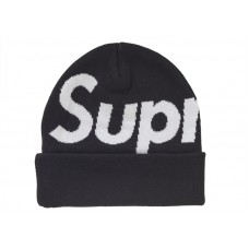 Supreme Big Logo Beanie (FW24) Black