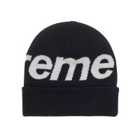 Supreme Big Logo Beanie (FW25) Black