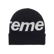 Supreme Big Logo Beanie (FW25) Black