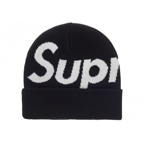 Supreme Big Logo Beanie (FW25) Black