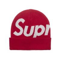 Supreme Big Logo Beanie (FW25) Red