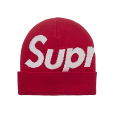Supreme Big Logo Beanie (FW25) Red