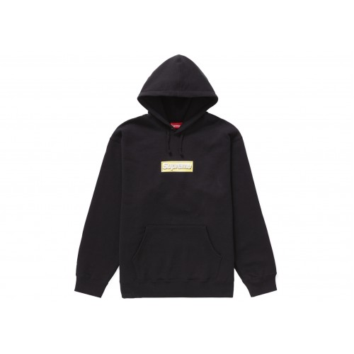 Оригинальный шмот Supreme Bling Box Logo Hooded Sweatshirt Black