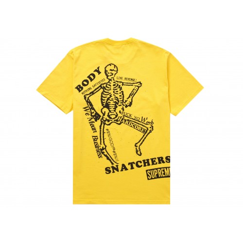 Оригинальный шмот Supreme Body Snatchers Tee Yellow - 70см