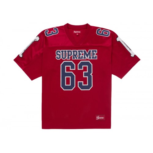 Supreme Bones Football Jersey Red