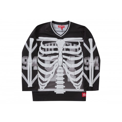 Оригинальный шмот Supreme Bones Hockey Jersey Black