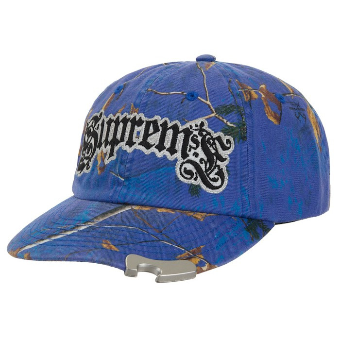 Кепка Supreme Bottle Opener 6-Panel Hat Blue Camouflage Кепка Supreme Bottle Opener 6-Panel Hat Blue Camouflage