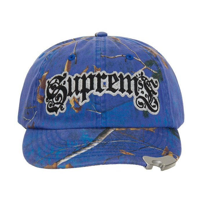 Кепка Supreme Bottle Opener 6-Panel Hat Blue Camouflage Кепка Supreme Bottle Opener 6-Panel Hat Blue Camouflage