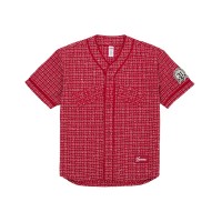 Supreme Boucle Baseball Jersey Red