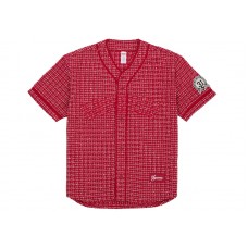 Supreme Boucle Baseball Jersey Red